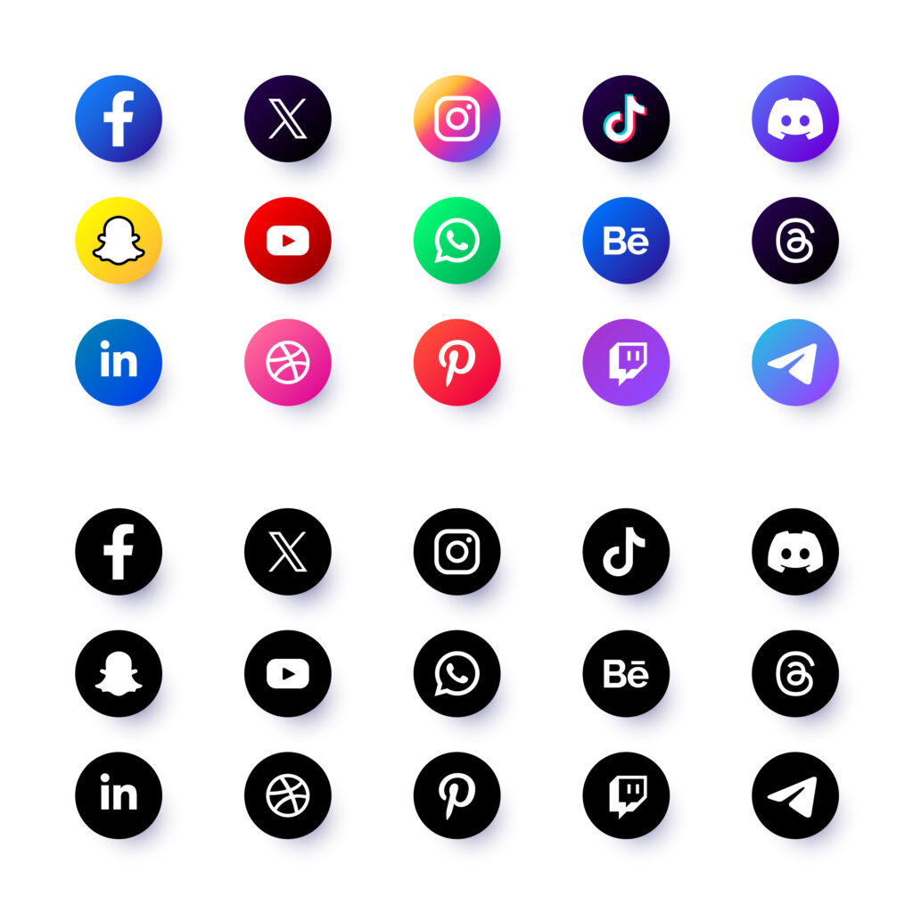 Liste des réseaux sociaux existants : Facebook, Twitter, Linkedin, etc.