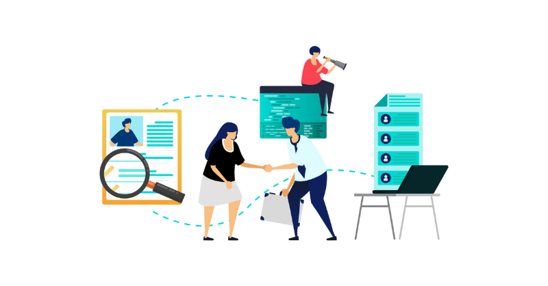 Illustration représentant la cooptation