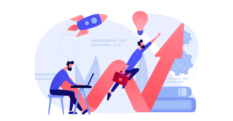 Illustration représentant la mobilité interne