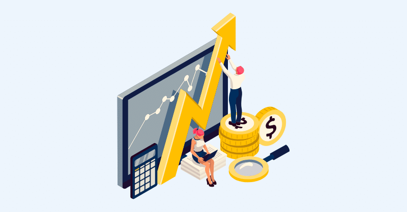 Illustration représentant le retour sur investissement